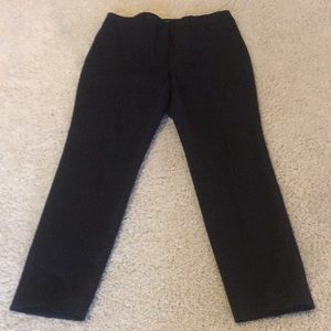 WHBM slim ankle black pants.  8R